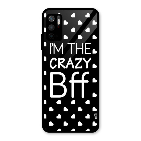 Crazy Bff Glass Back Case for Poco M3 Pro 5G