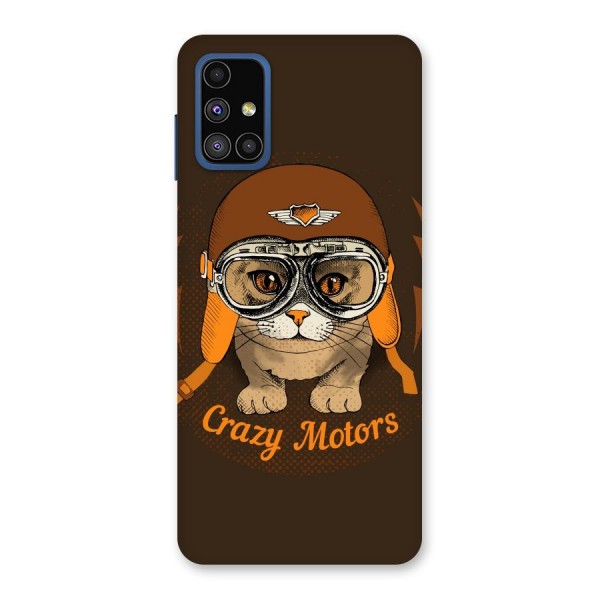 Crazy cat Back Case for Galaxy M51