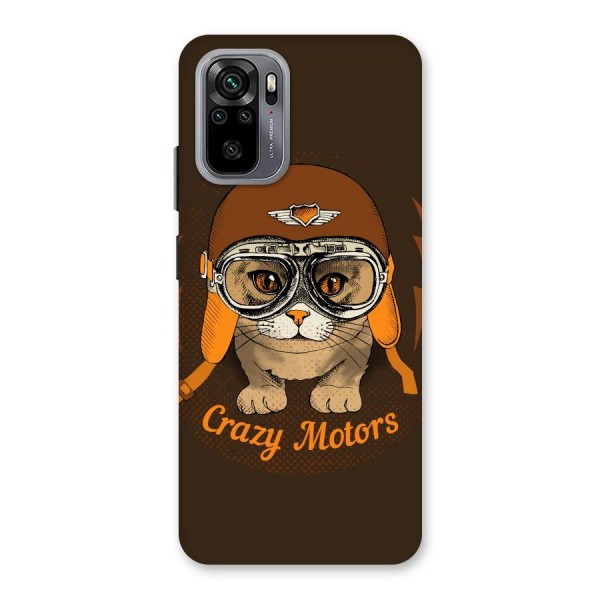 Crazy cat Back Case for Redmi Note 10