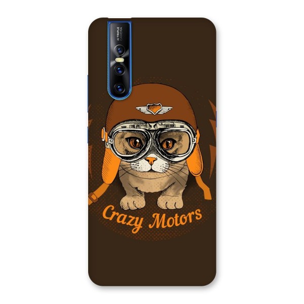 Crazy cat Back Case for Vivo V15 Pro