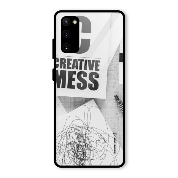 Creative Mess Glass Back Case for Galaxy S20 FE 5G