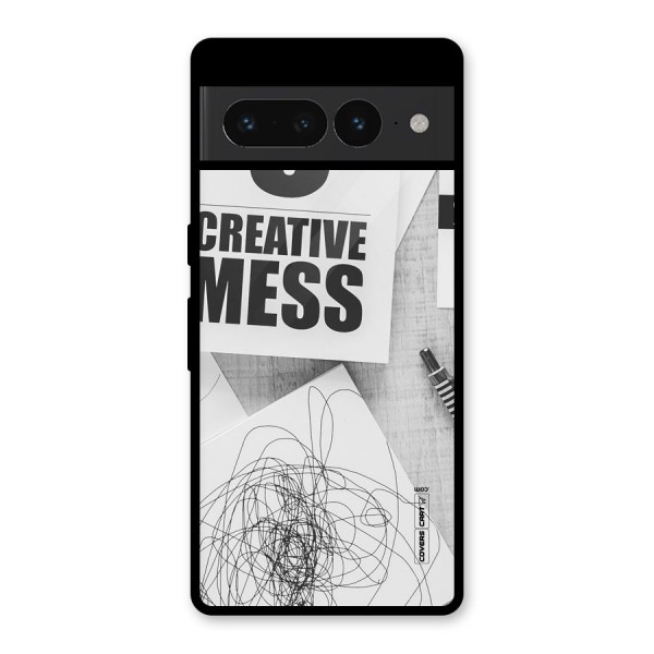 Creative Mess Glass Back Case for Google Pixel 7 Pro