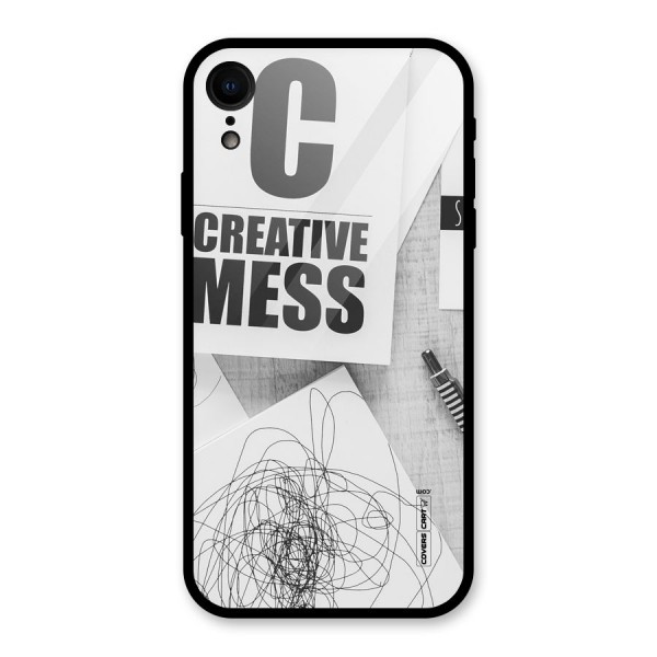 Creative Mess Glass Back Case for XR