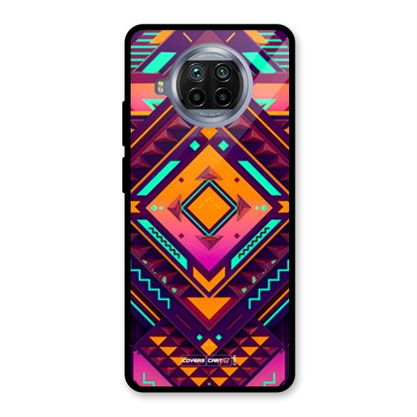 Creative Rhombus Glass Back Case for Mi 10i