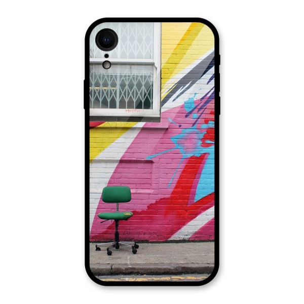 Creative Wall Art Glass Back Case for XR