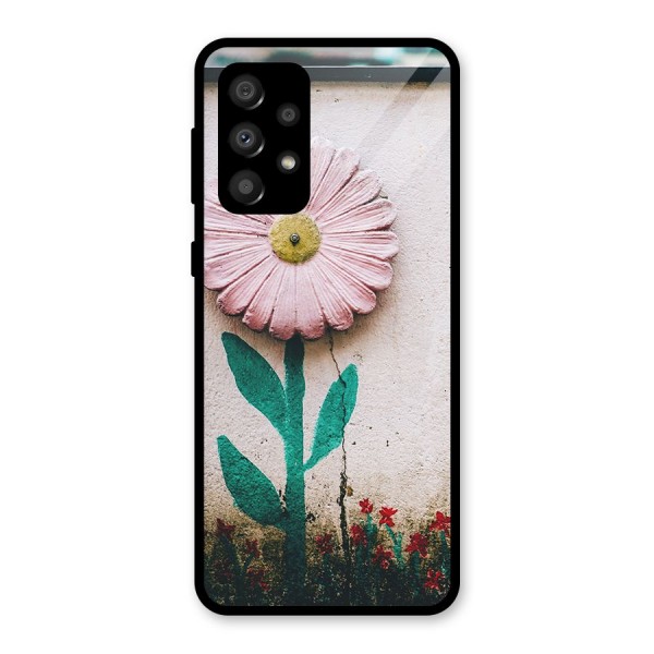 Creativity Flower Glass Back Case for Galaxy A32