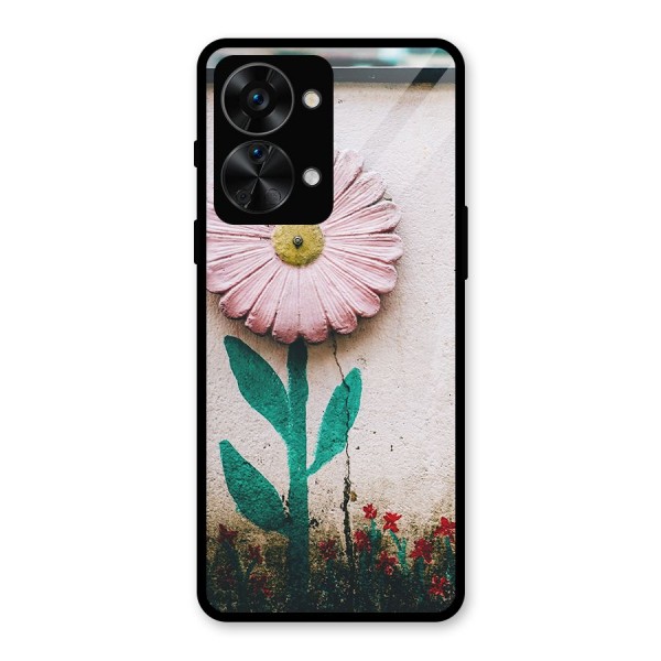 Creativity Flower Glass Back Case for OnePlus Nord 2T