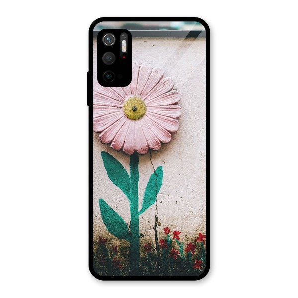 Creativity Flower Glass Back Case for Poco M3 Pro 5G