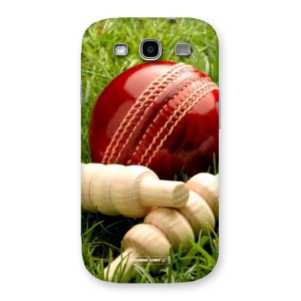 Cricket Ball and Stumps Back Case for Galaxy S3 Neo