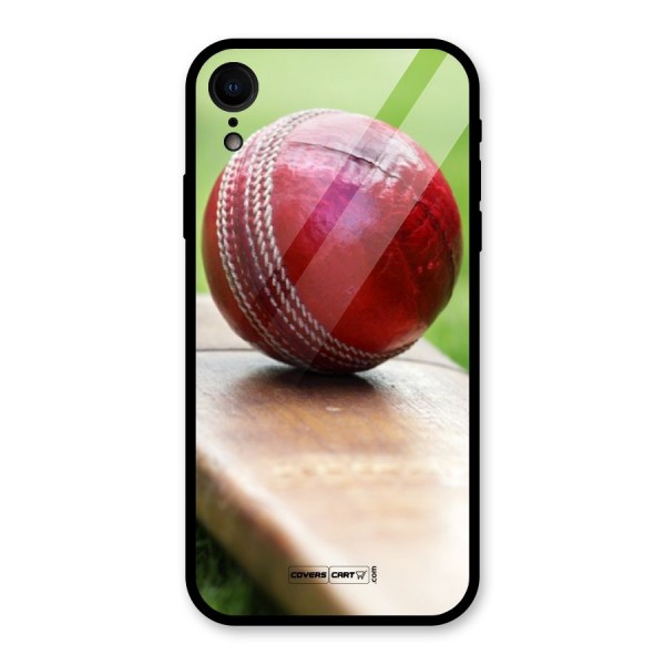 Cricket Bat Ball Glass Back Case for XR