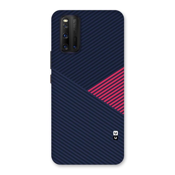 Criscros Stripes Back Case for Vivo iQOO 3