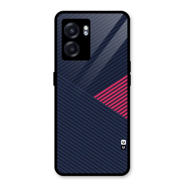 Criscros Stripes Glass Back Case for Oppo K10 (5G)