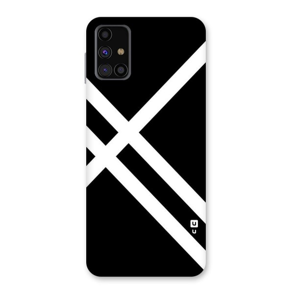 CrissCross Lines Back Case for Galaxy M31s