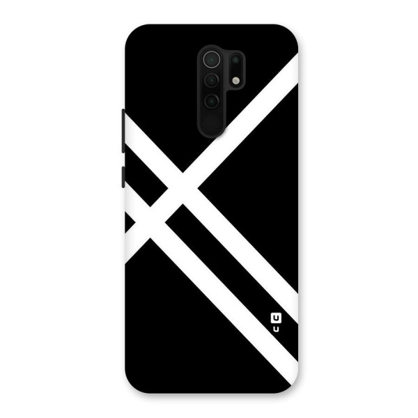 CrissCross Lines Back Case for Redmi 9 Prime