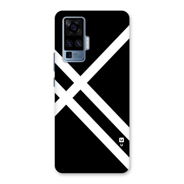 CrissCross Lines Back Case for Vivo X50 Pro