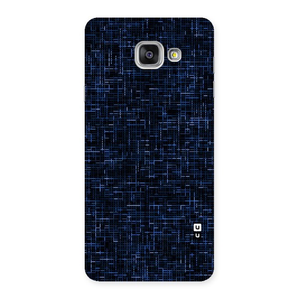 Criss Cross Blue Pattern Back Case for Galaxy A7 2016