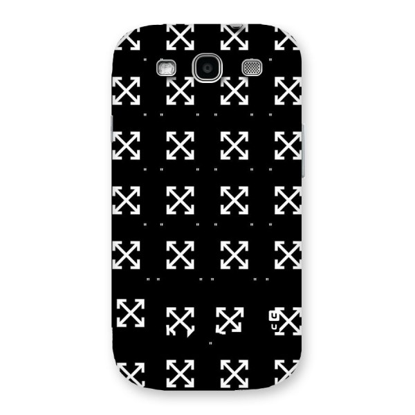 Cross Arrow Black Back Case for Galaxy S3 Neo