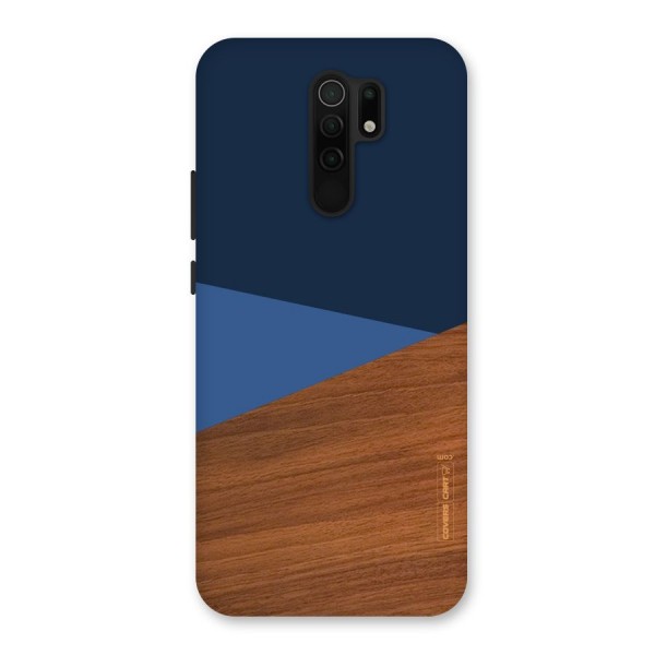 Crossed Lines Pattern Back Case for Redmi 9 Prime