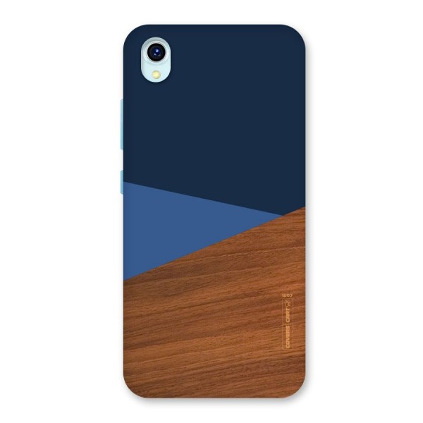 Crossed Lines Pattern Back Case for Vivo Y1s