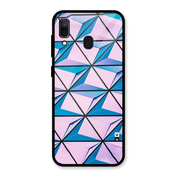 Crystal Abstract Glass Back Case for Galaxy A30