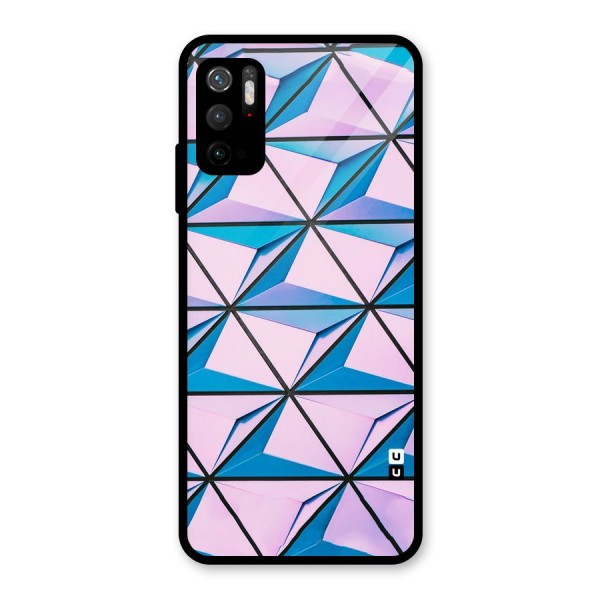 Crystal Abstract Glass Back Case for Poco M3 Pro 5G