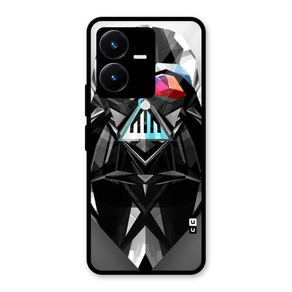 Crystal Robot Glass Back Case for Vivo Y22