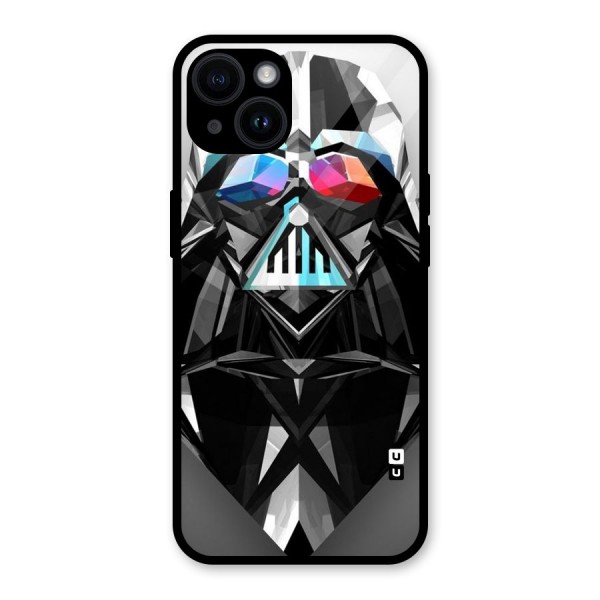 Crystal Robot Glass Back Case for iPhone 14