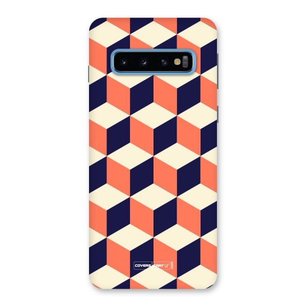 Cube Pattern Back Case for Galaxy S10