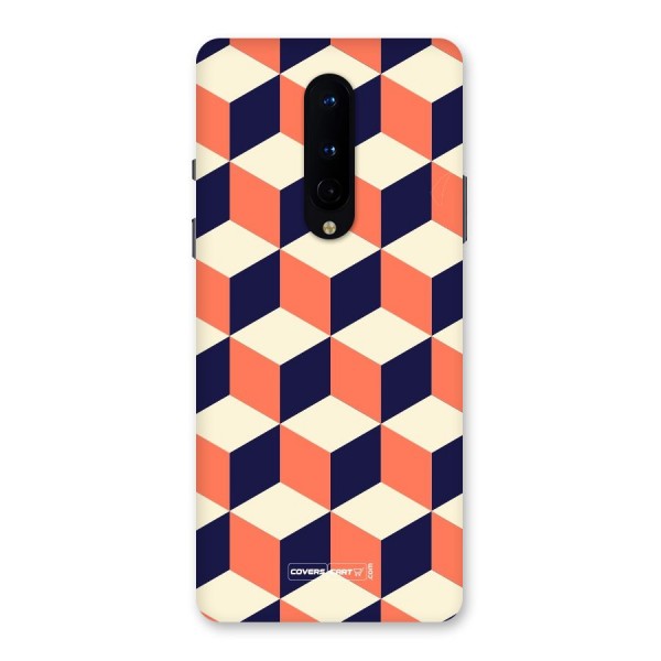 Cube Pattern Back Case for OnePlus 8