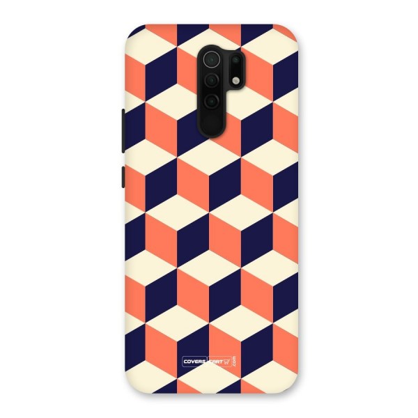 Cube Pattern Back Case for Redmi 9 Prime