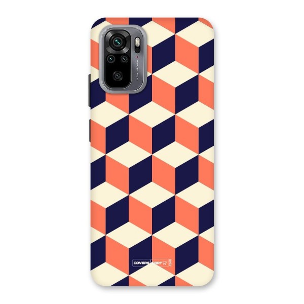 Cube Pattern Back Case for Redmi Note 10