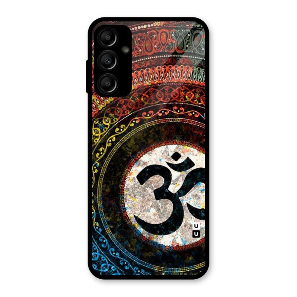 Culture Om Design Glass Back Case for Galaxy A14 5G