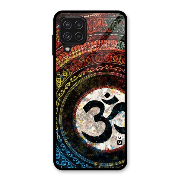 Culture Om Design Glass Back Case for Galaxy A22 4G