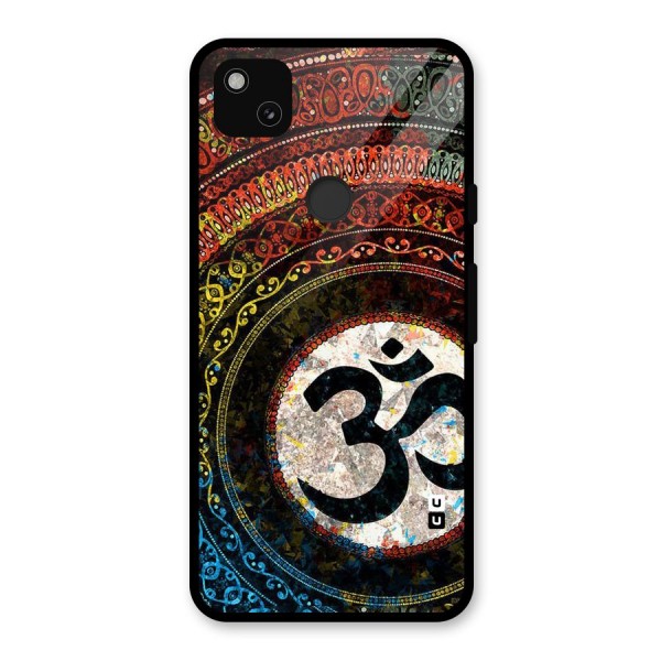 Culture Om Design Glass Back Case for Google Pixel 4a