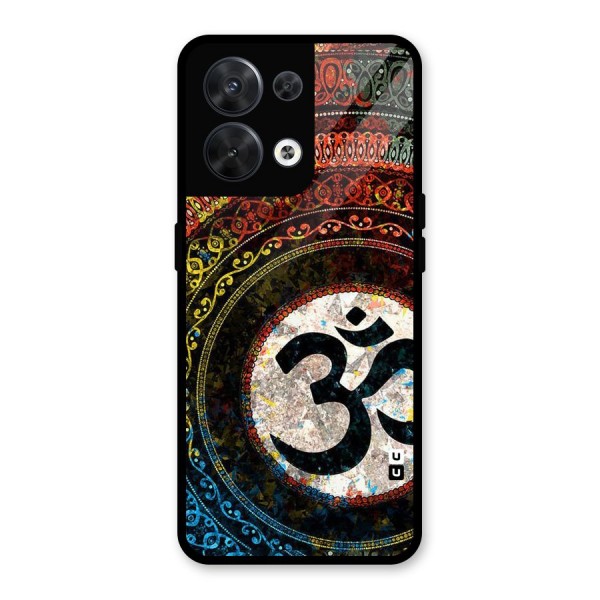 Culture Om Design Glass Back Case for Oppo Reno8 5G