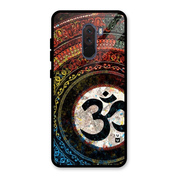 Culture Om Design Glass Back Case for Poco F1