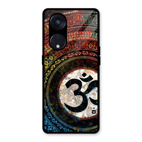 Culture Om Design Glass Back Case for Reno8 T 5G