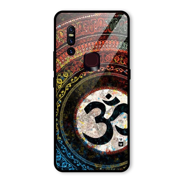 Culture Om Design Glass Back Case for Vivo V15