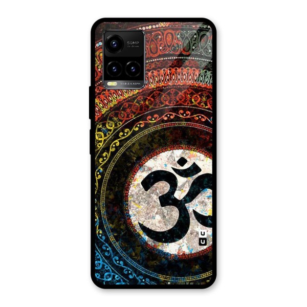 Culture Om Design Glass Back Case for Vivo Y21 2021