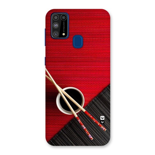 Cup Chopsticks Back Case for Galaxy M31