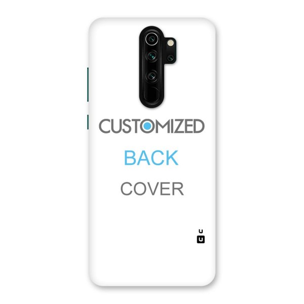 Customized Back Case for Redmi Note 8 Pro