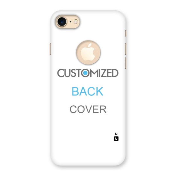 Customized Back Case for iPhone 8 Logo Cut