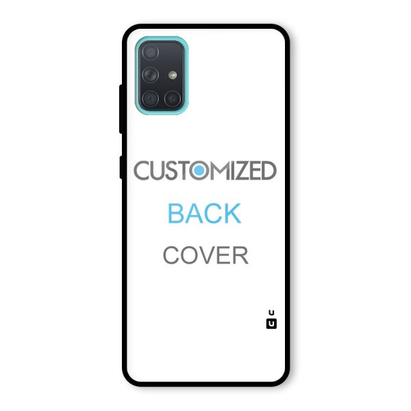 Customized Glass Back Case for Galaxy A71