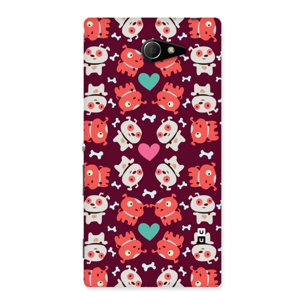 Cut Dog Design Back Case for Sony Xperia M2