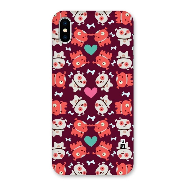 Cut Dog Design Back Case for iPhone X