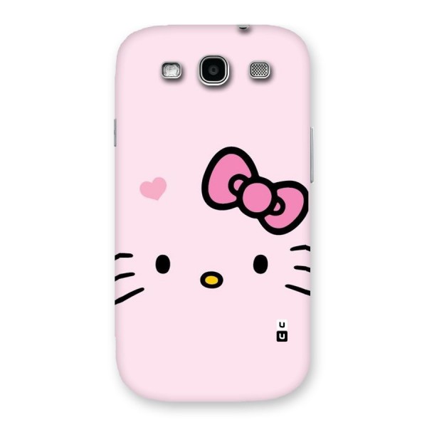 Cute Bow Face Back Case for Galaxy S3 Neo