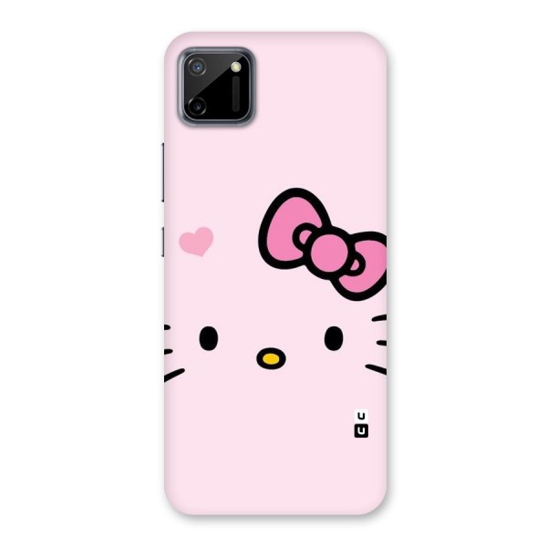 Cute Bow Face Back Case for Realme C11