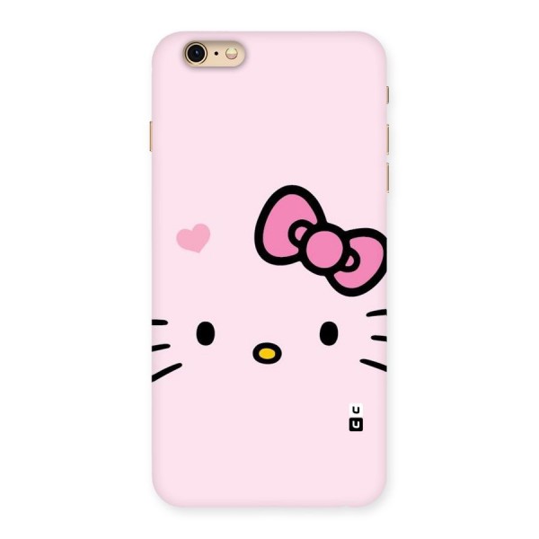 Cute Bow Face Back Case for iPhone 6 Plus 6S Plus