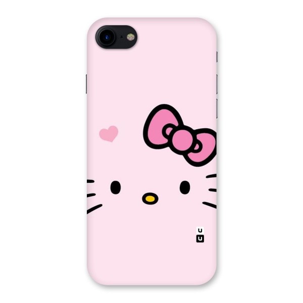 Cute Bow Face Back Case for iPhone SE 2020