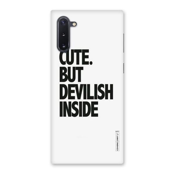 Cute But Devil Back Case for Galaxy Note 10